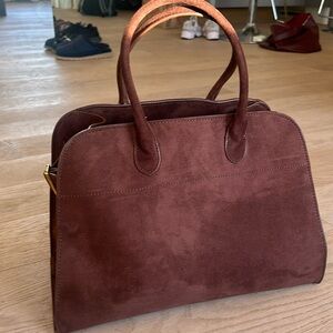 Brown Suede Bag